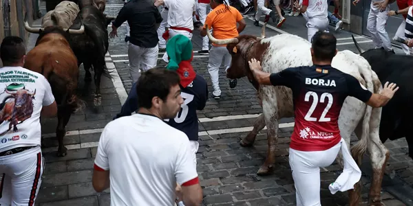 2023ko uztailaren 10eko entzierroa. Argazkia: EFE