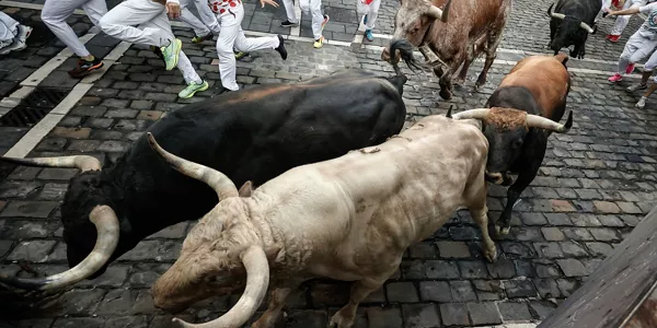 2023ko uztailaren 10eko entzierroa. Argazkia: EFE