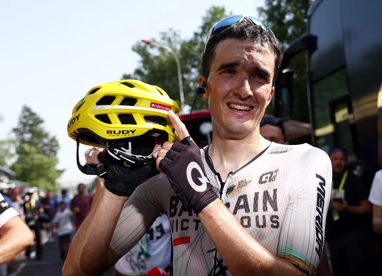 Pello Bilbao, 10. etapako irabazlea. Argazkia: EFE