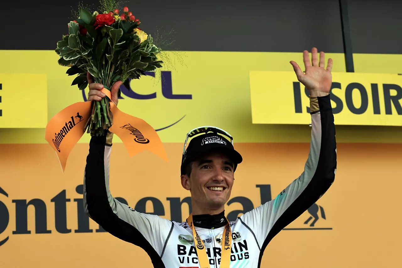 Pello Bilbao, 10. etapako irabazlea. Argazkia: EFE