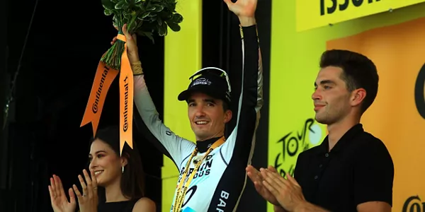 Pello Bilbao, 10. etapako irabazlea. Argazkia: EFE