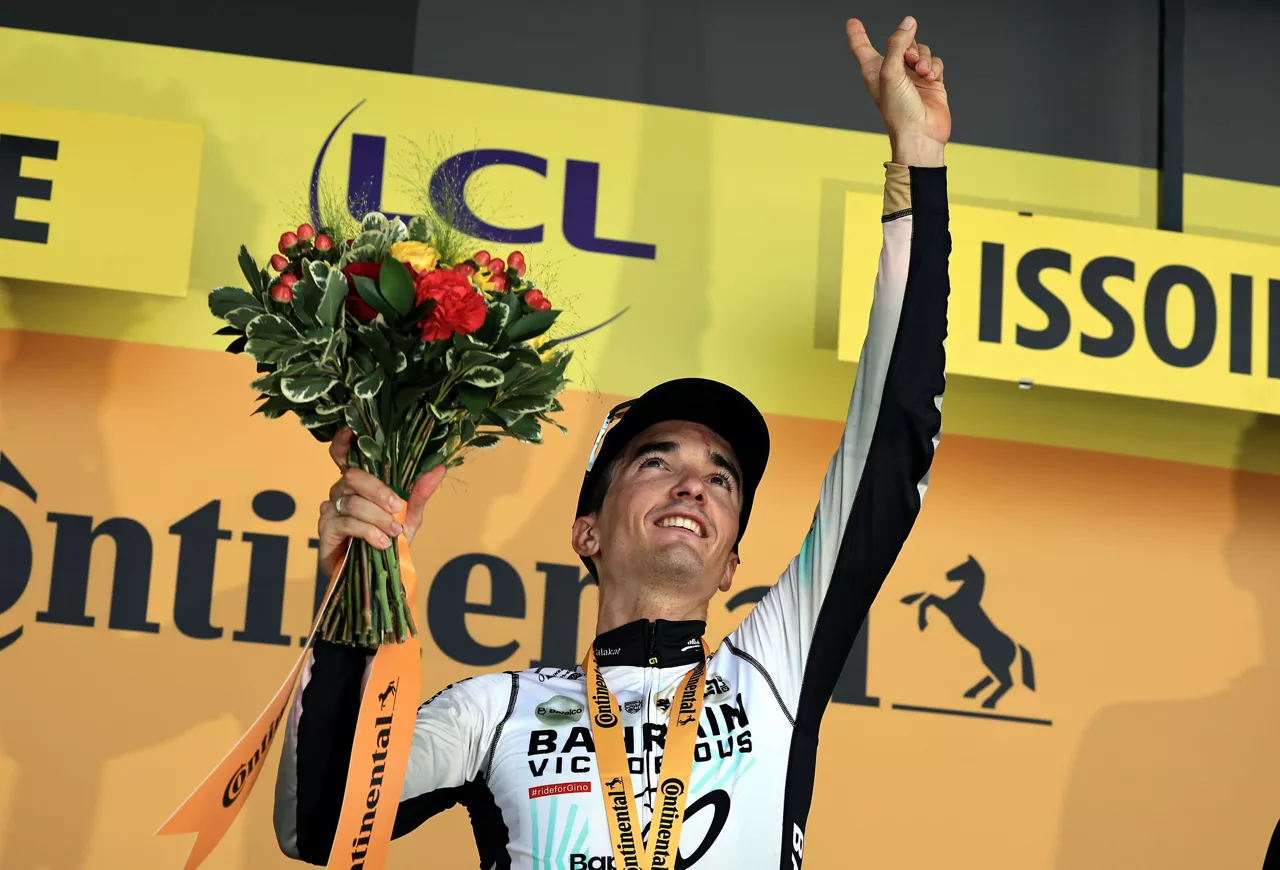 Pello Bilbao, 10. etapako irabazlea. Argazkia: EFE