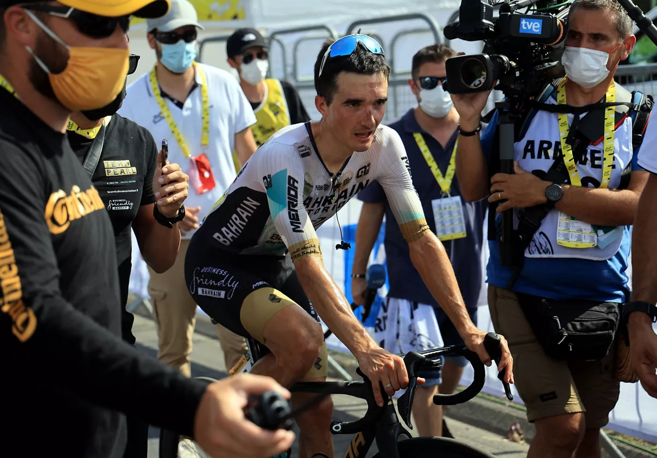 Pello Bilbao, 10. etapako irabazlea. Argazkia: EFE