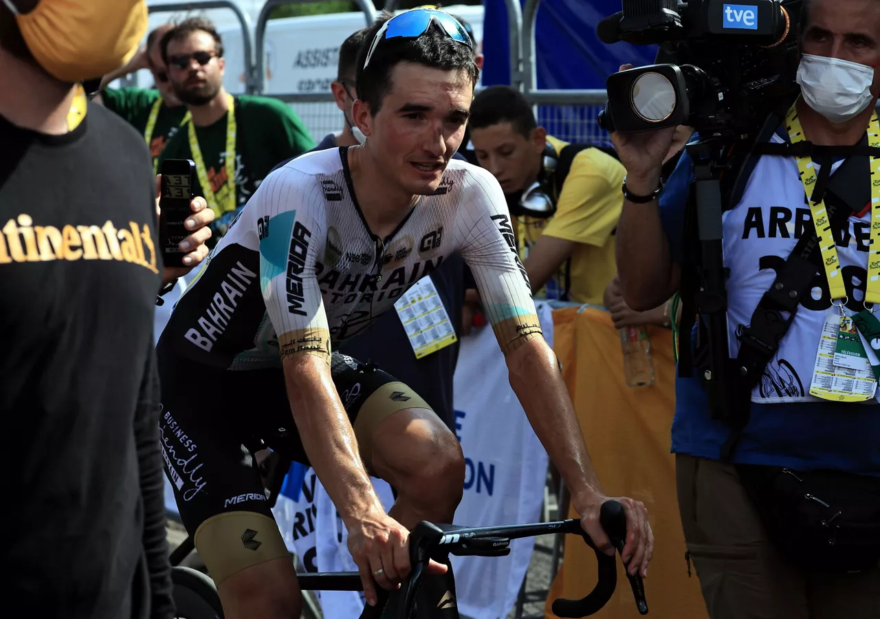 Pello Bilbao, 10. etapako irabazlea. Argazkia: EFE