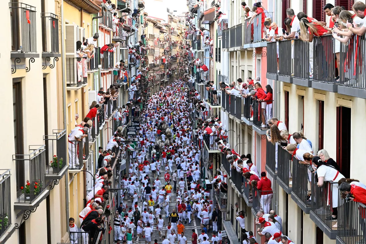 Encierro del 12 de julio de 2023. Foto: EFE