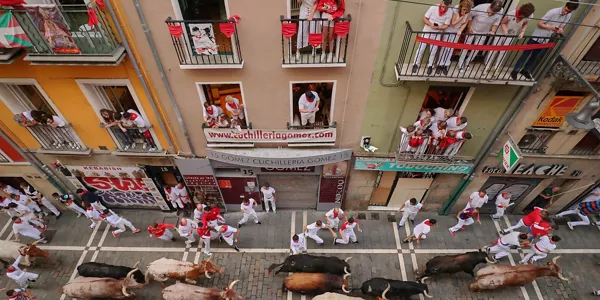 Encierro del 12 de julio de 2023. Foto: EFE