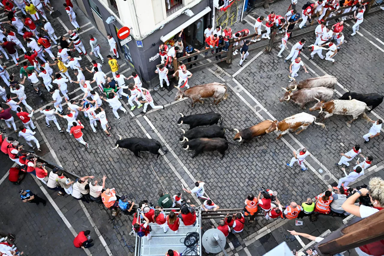 2023ko uztailaren 12ko entzierroa. Argazkia: EFE.