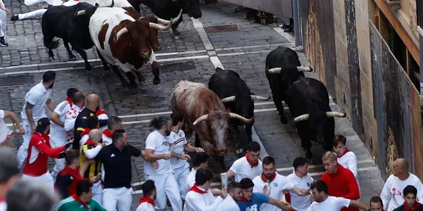 Encierro del 13 de julio de 2023. Foto: EFE