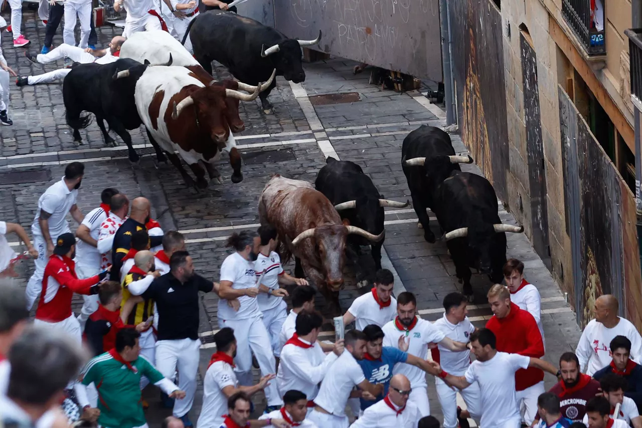 Encierro del 13 de julio de 2023. Foto: EFE