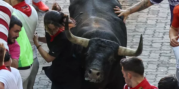 2023ko uztailaren 14ko entzierroa. Argazkia: EFE