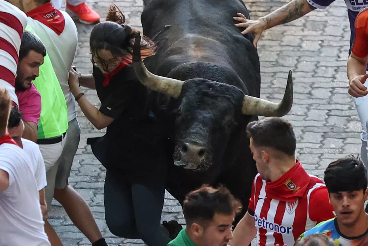 2023ko uztailaren 14ko entzierroa. Argazkia: EFE