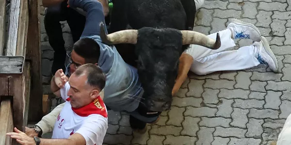 2023ko uztailaren 14ko entzierroa. Argazkia: EFE