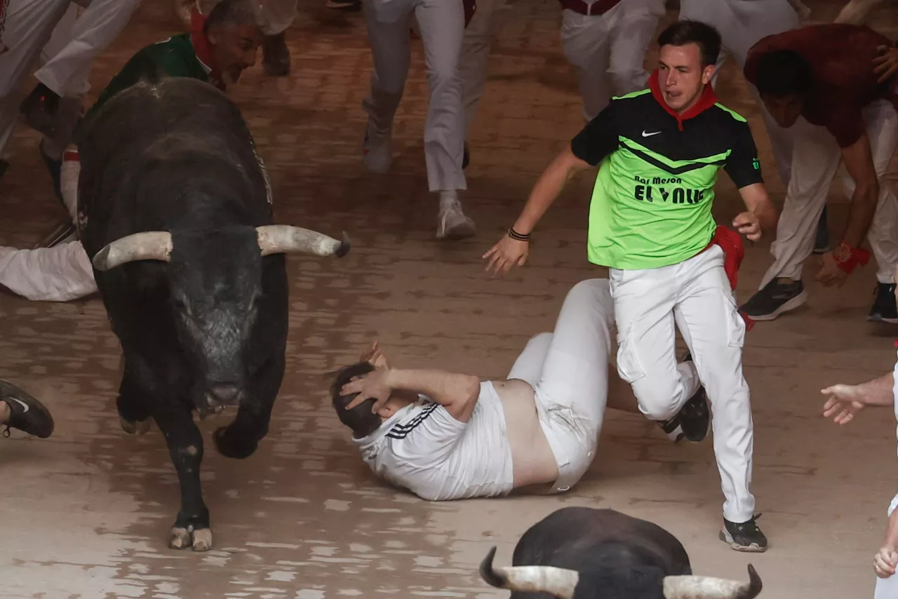 2023ko uztailaren 14ko entzierroa. Argazkia: EFE