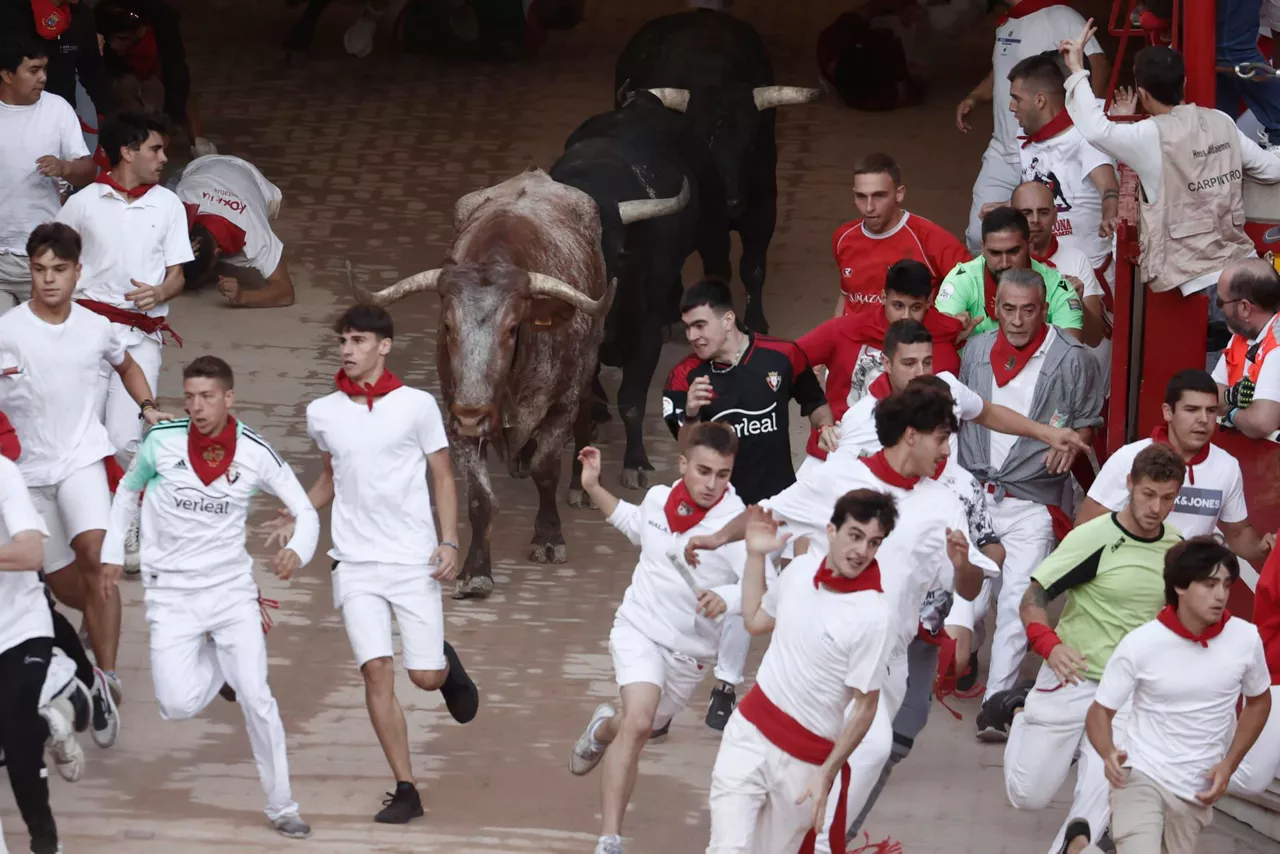 2023ko uztailaren 14ko entzierroa. Argazkia: EFE