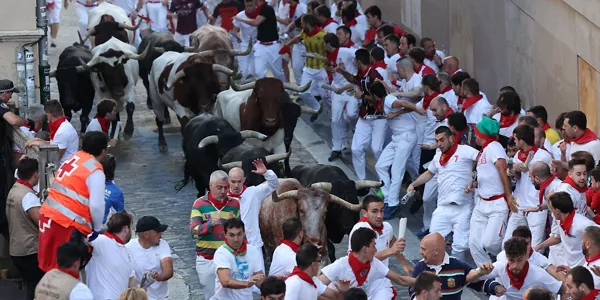 2023ko uztailaren 14ko entzierroa. Argazkia: EFE