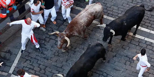 2023ko uztailaren 14ko entzierroa. Argazkia: EFE