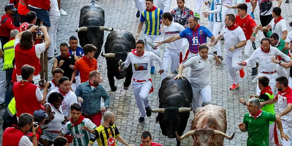 2023ko uztailaren 14ko entzierroa. Argazkia: EFE
