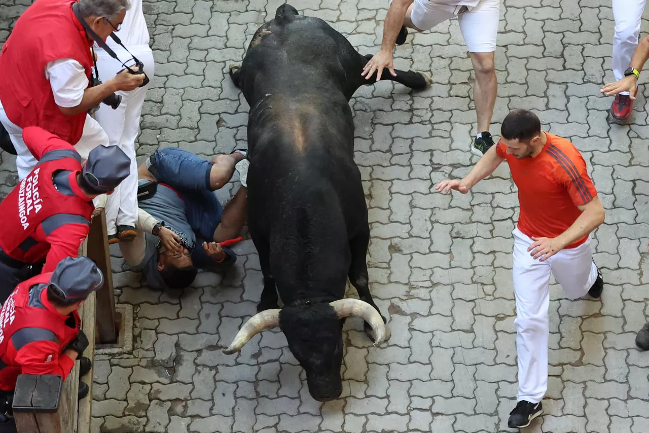 2023ko uztailaren 14ko entzierroa. Argazkia: EFE