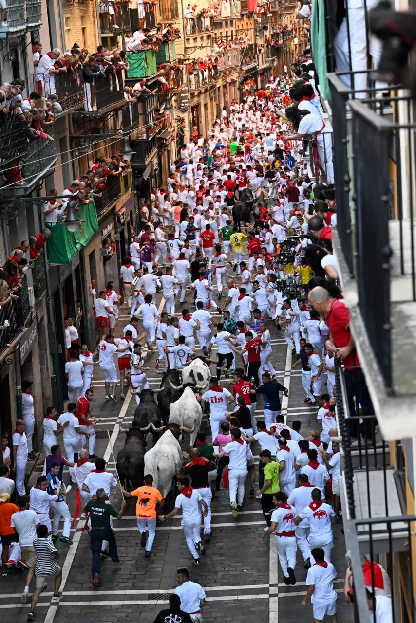 2023ko uztailaren 14ko entzierroa. Argazkia: EFE