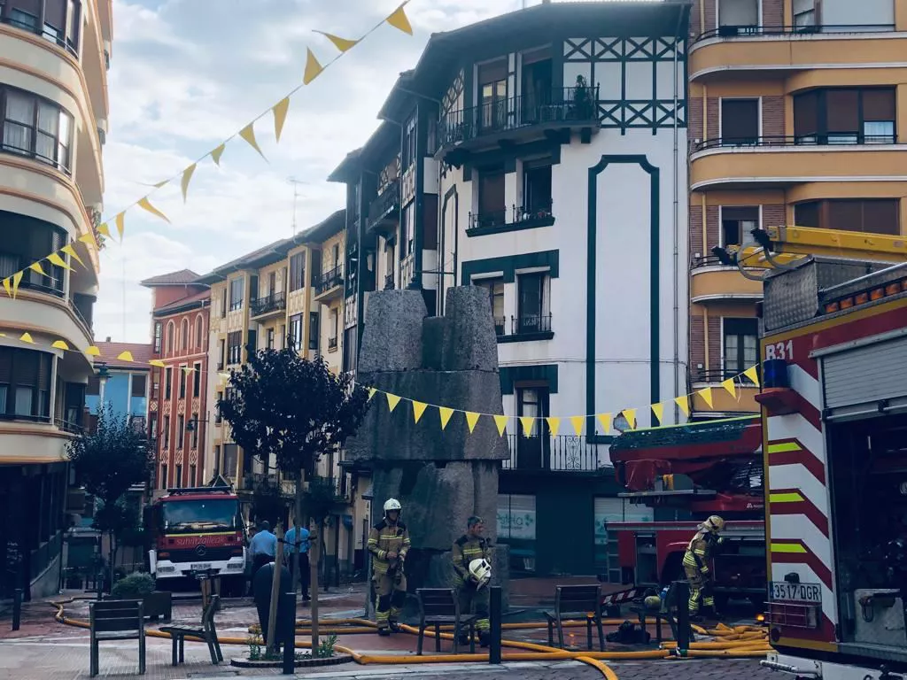 Sutea Barakaldon. Argazkia: EFE