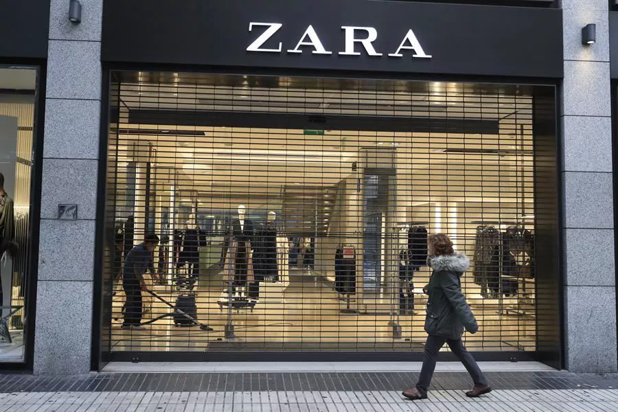 Imagen de una tienda del grupo Inditex. Foto: EFE