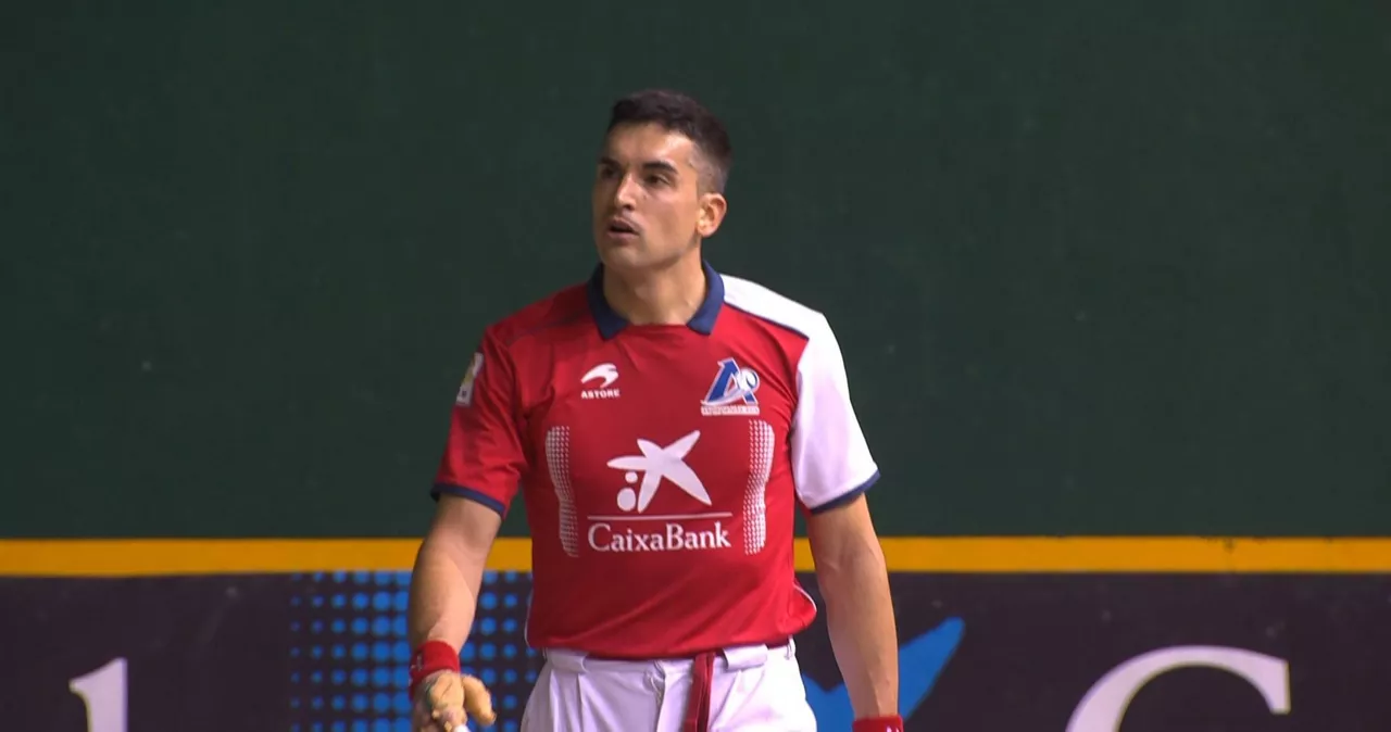 Victor Esteban pilotaria. EITB Mediako bideo batetik ateratako irudia