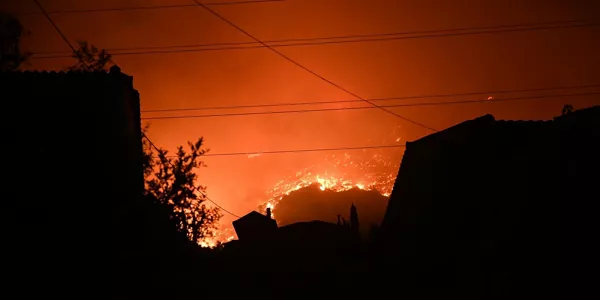 Incendios en Grecia. Foto: EFE