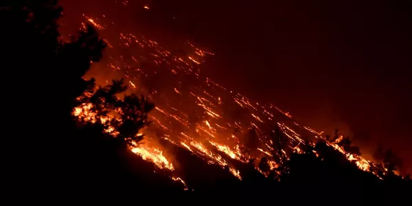 Incendios en Grecia. Foto: EFE