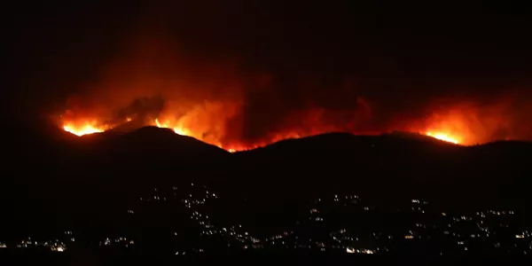 Incendios en Grecia. Foto: EFE