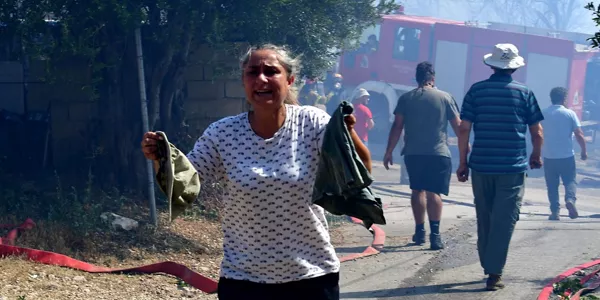 Incendios en Grecia. Foto: EFE