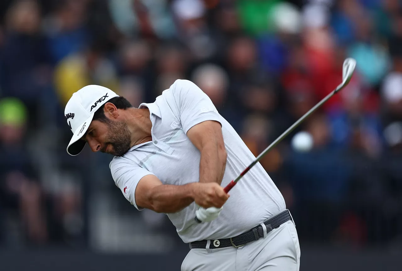 Adrián Otaegui, en el Open Británico de 2023. Foto: EFE.