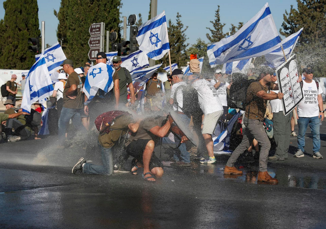 Israel protestak