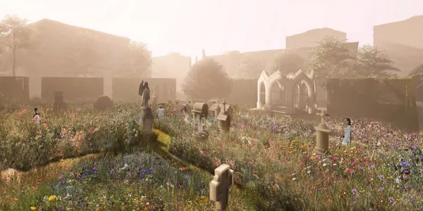 "El Jardín de las Memorias", ganadora del concurso de proyectos para el antiguo cementerio de Begoña, en Bilbao.