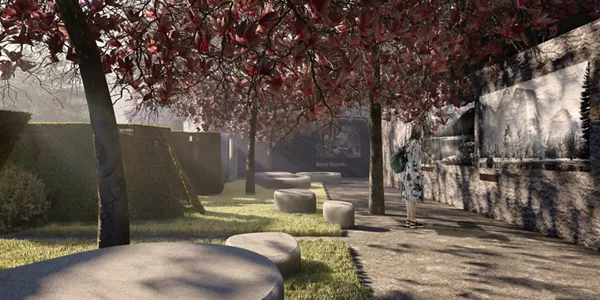 "El Jardín de las Memorias", ganadora del concurso de proyectos para el antiguo cementerio de Begoña, en Bilbao.