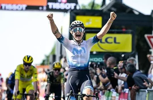 Emma Norsgaardek irabazi du Tourraren 6. etapa. Argazkia: © A.S.O./Charly Lopez.