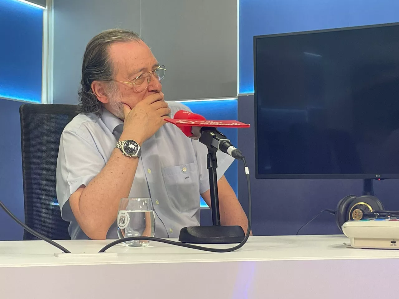 Santiago Niño Becerra, en Radio Euskadi. Foto: EITB Media