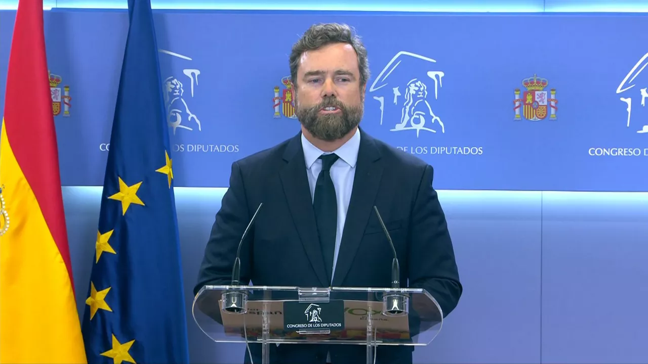 Iván Espinosa de los Monteros en la rueda de prensa que ha ofrecido