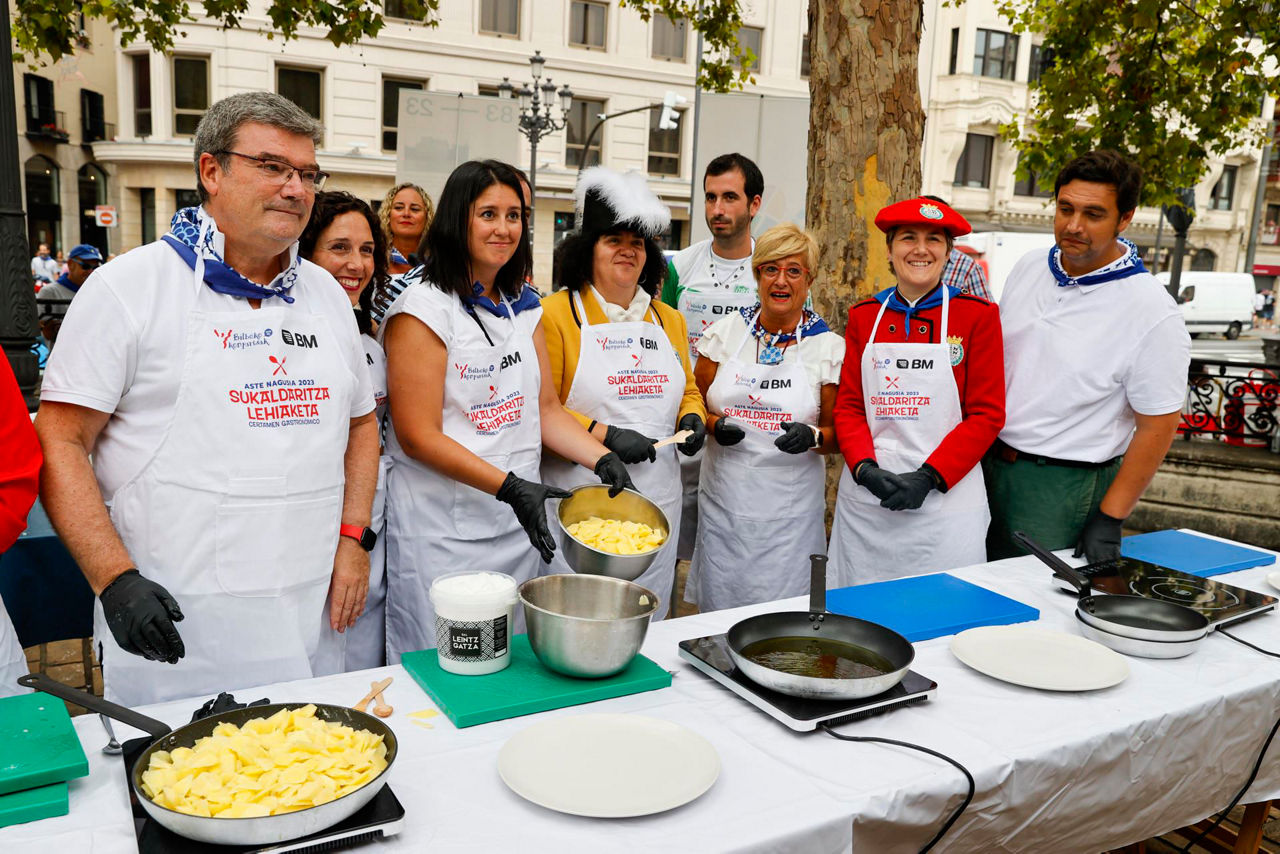 aste nagusia bilbo bilbao concurso lehiaketa tortilla patata efe