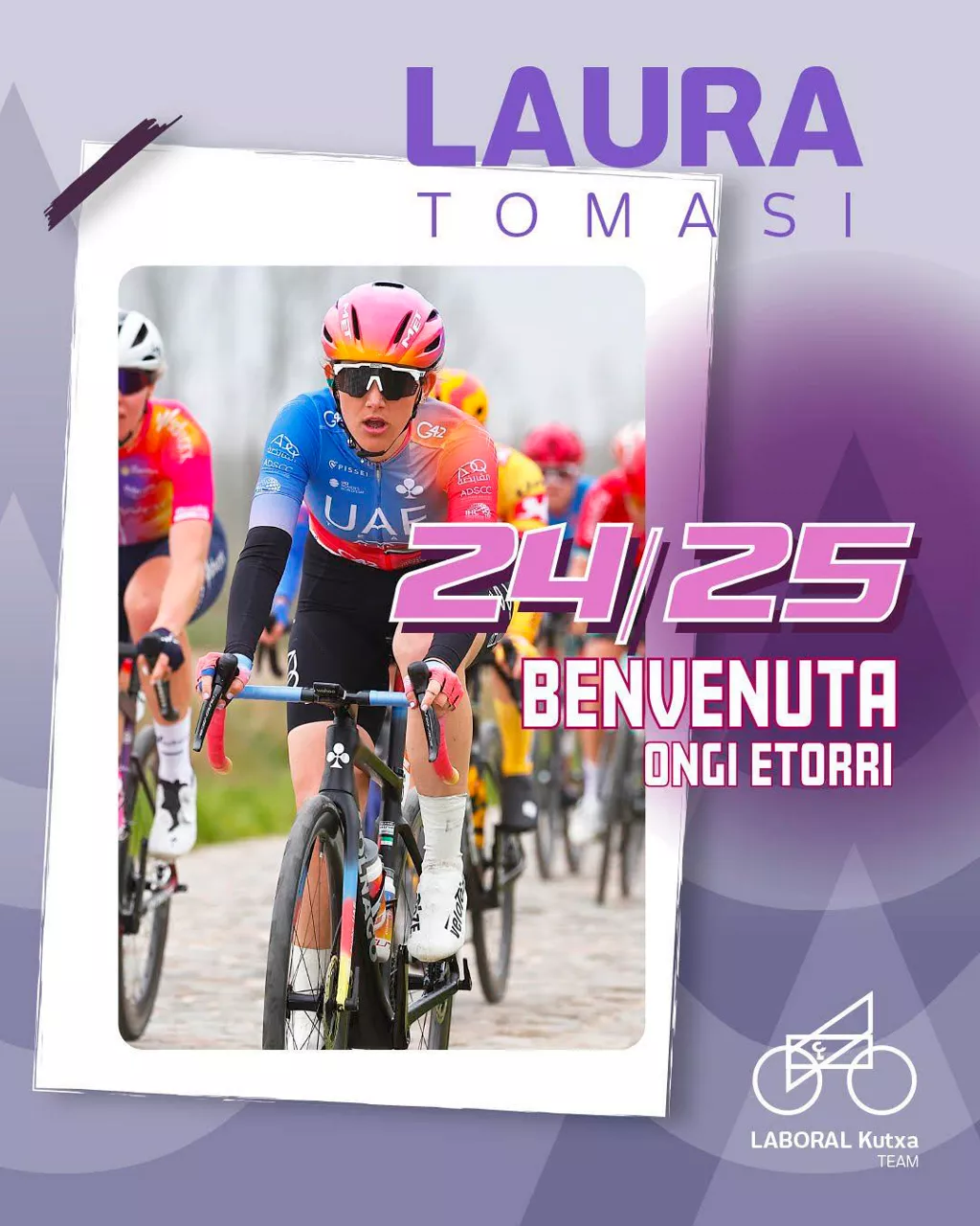 Laura Tomasi, Laboral Kutxaren fitxaketa berria. Argazkia: Laboral Kutxa