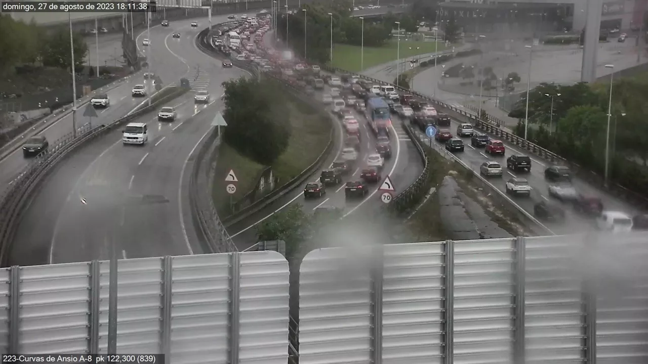 trafikoa A8 Barakaldo 2023 abuztua TRAFIKOA