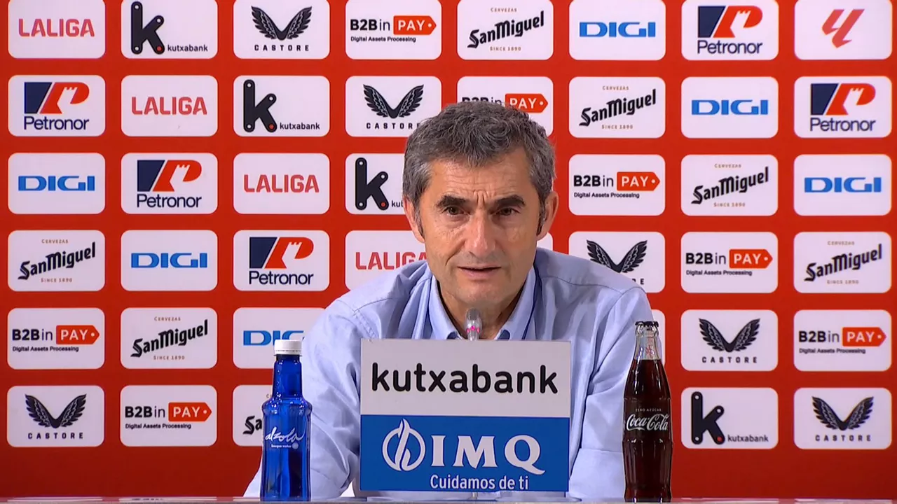 Ernesto Valverde, entrenador del Athletic Club