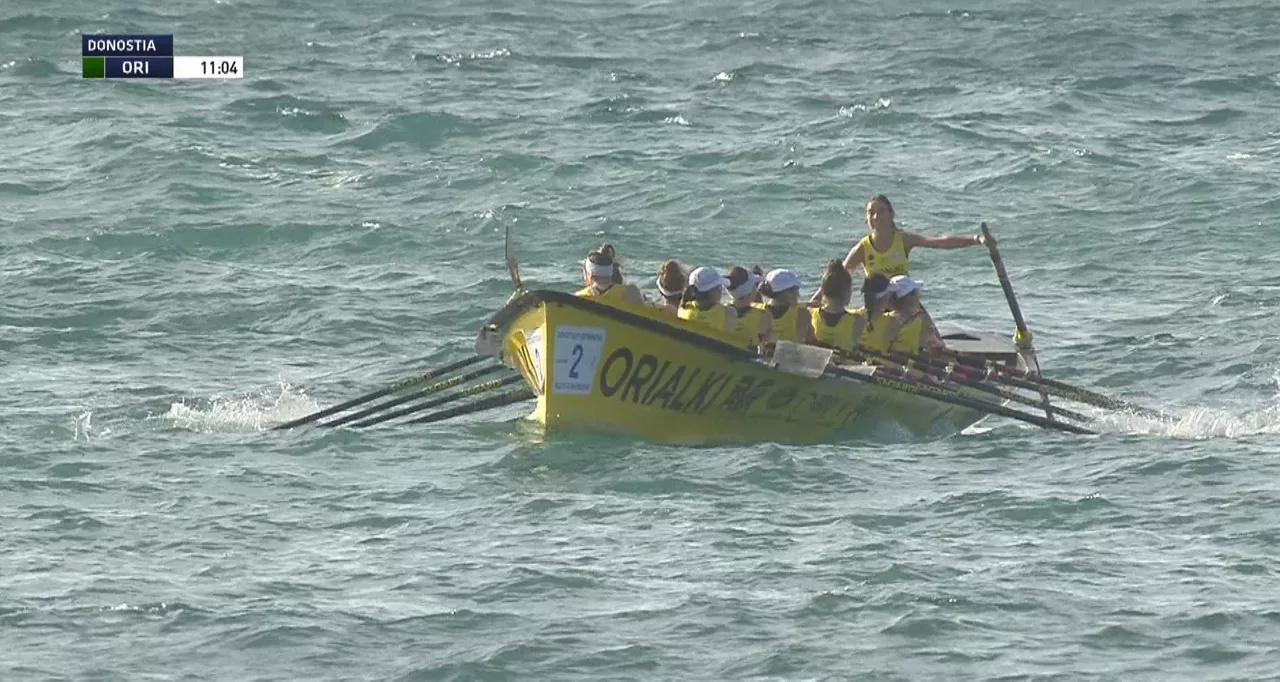 Orio izan da azkarrena sailkatze estropadan. Argazkia: EITB Media.