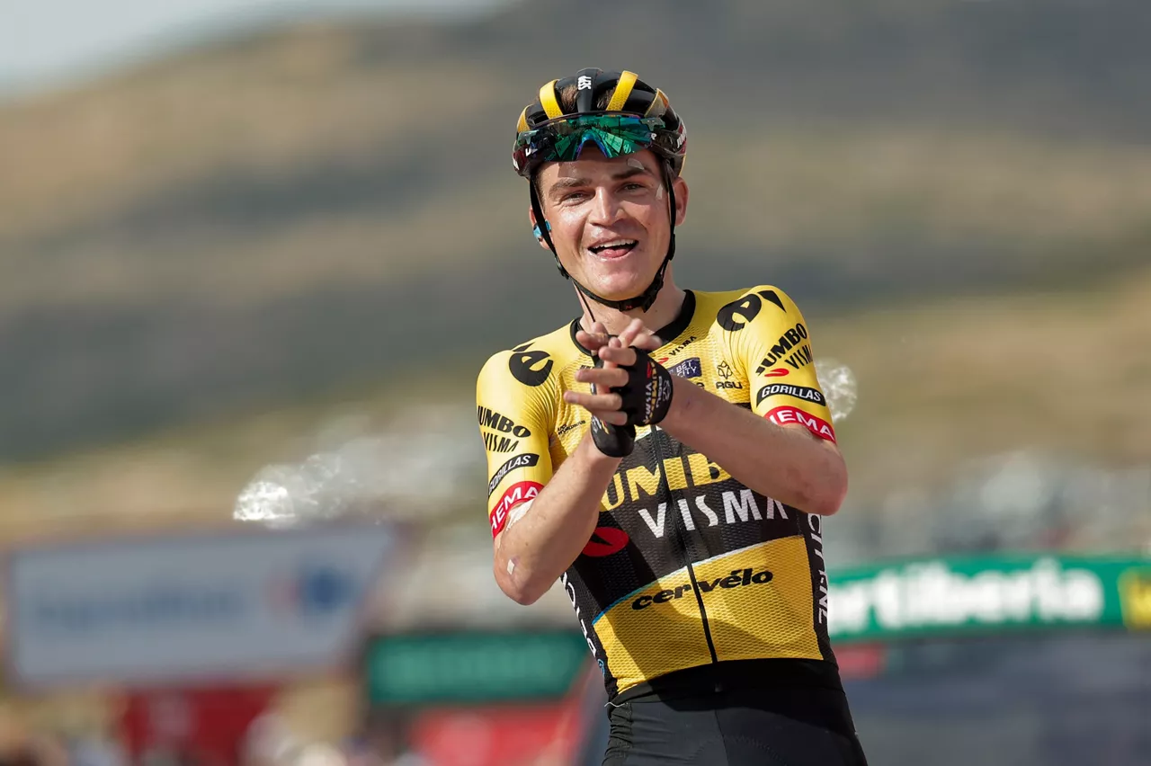 Sepp Kuss, 2023ko Espainiako Vueltan. Argazkia: EFE.