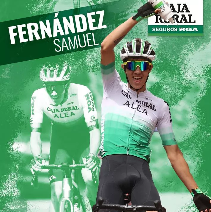 Samuel Fernandez gutxienez 2025era arte arituko da Caja Rural taldean. Argazkia: Caja Rural.