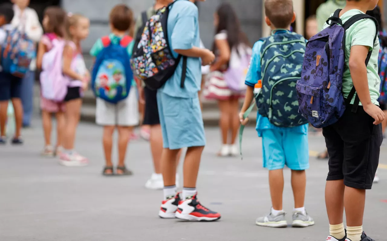 inicio de curso kurtso hasiera niños umeak haurrak eskola ikastola colegio bilbao bilbo efe