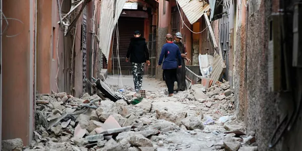 Terremoto en Marruecos. Foto: Efe