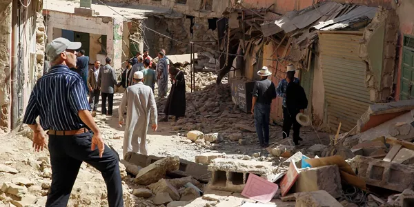 Terremoto en Marruecos. Foto: Efe