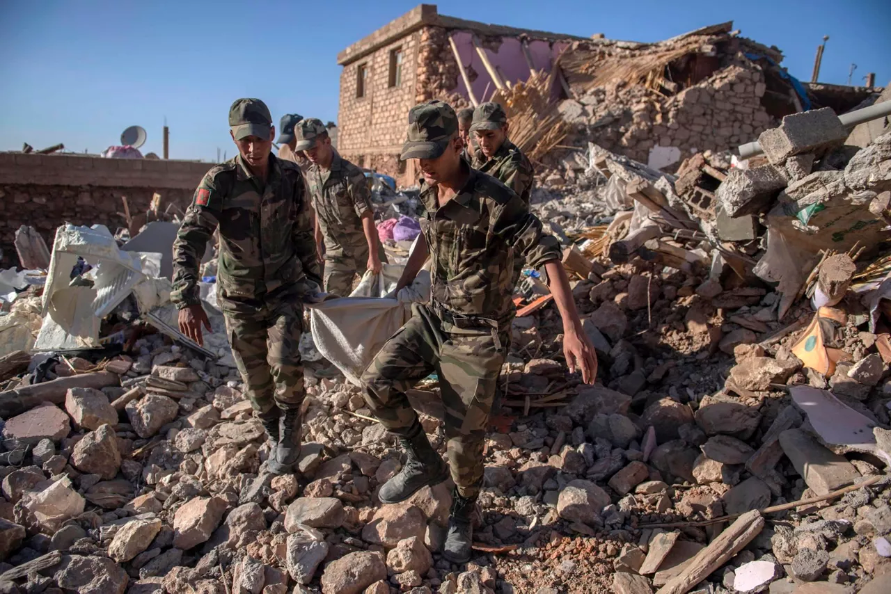Lurrikara Maroko Marruecos terremoto EFE