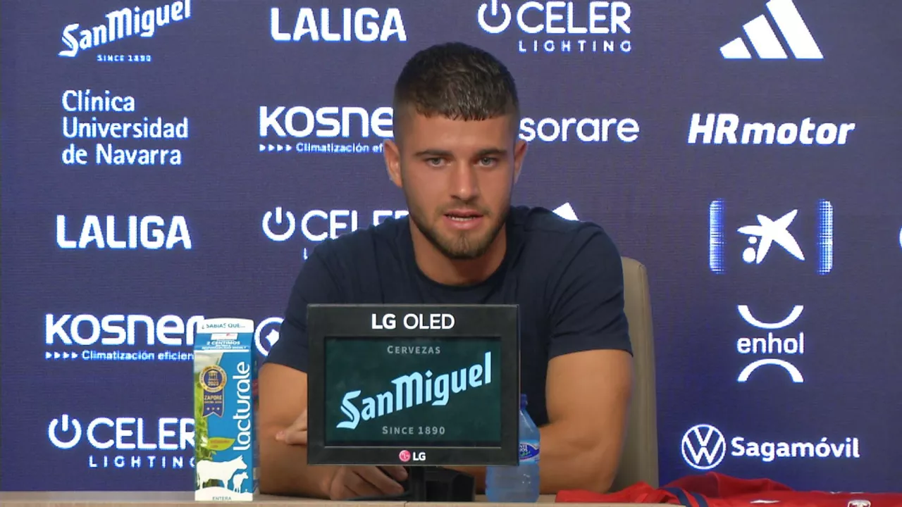 Iker Muñoz, jugador de Osasuna