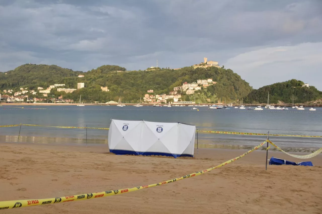 donostia san sebastian concha kontxa cuerpo gorpua hildakoa muerto cadaver iturria: donostiako udala